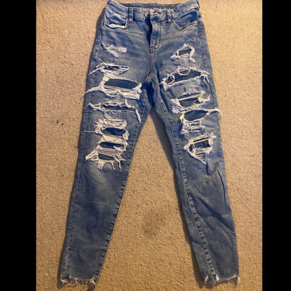 American Eagle Outfitters jeans, blue, size 4